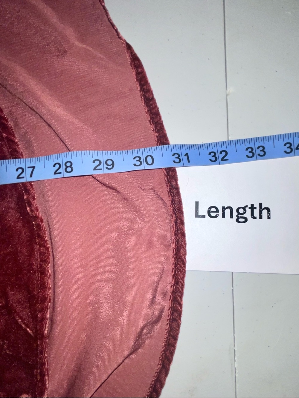 Torrid Harper Deep Rust Crushed Velvet V-Neck Long Sleeve Top Size 2 Fall Ready - Picture 9 of 10